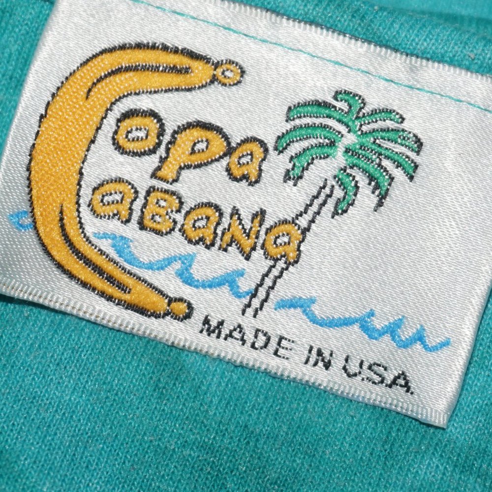 Vintage 80s Acid Wash Fish Oversized Shirt - Picture 6 of 8